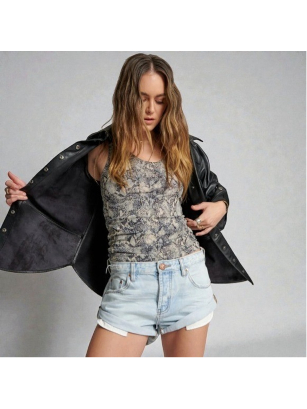 One Teaspoon Bandits Low Rise Denim Shorts Casanova Blue Sz 30